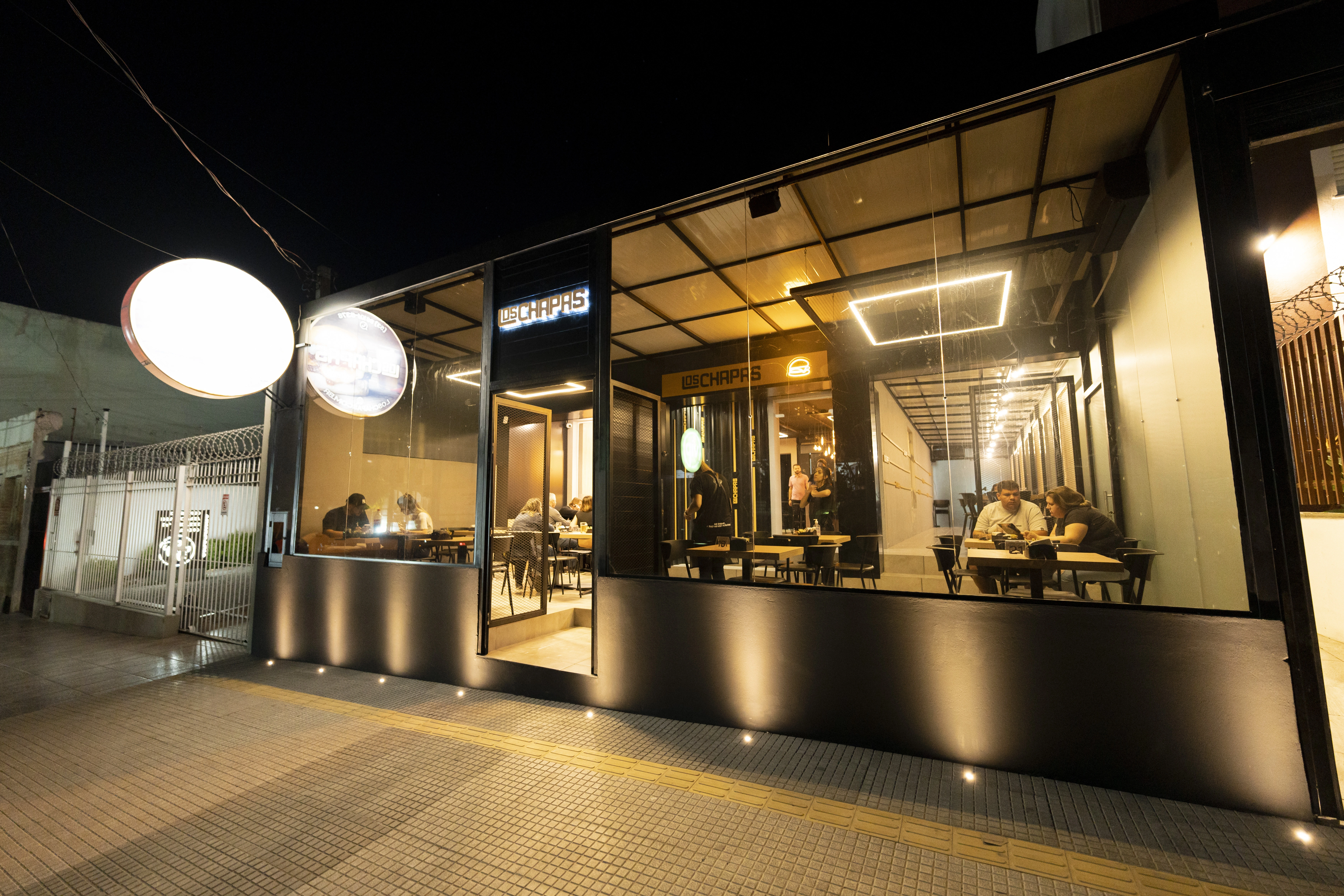 Ambiente externo do Los Chapas