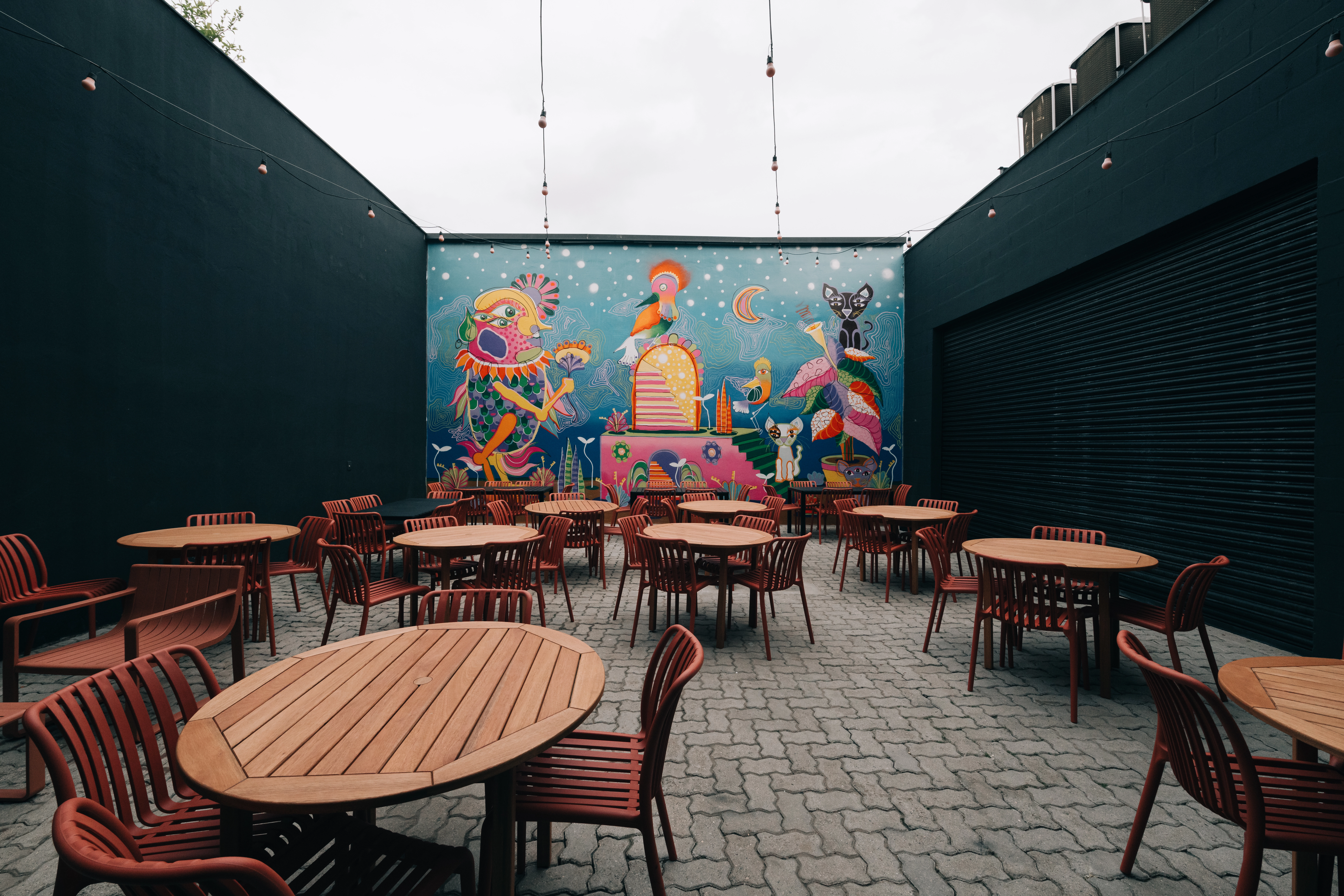Ambiente externo do Los Chapas
